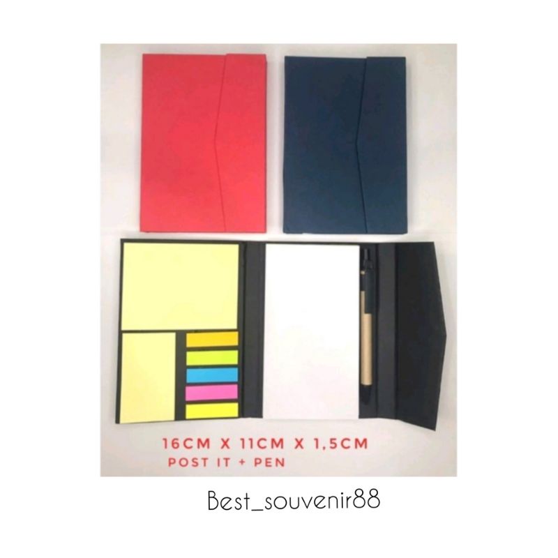 

Note Book 313/Notes Buku Tulis/ Buku Catatan / Memo Pos it + Pulpen