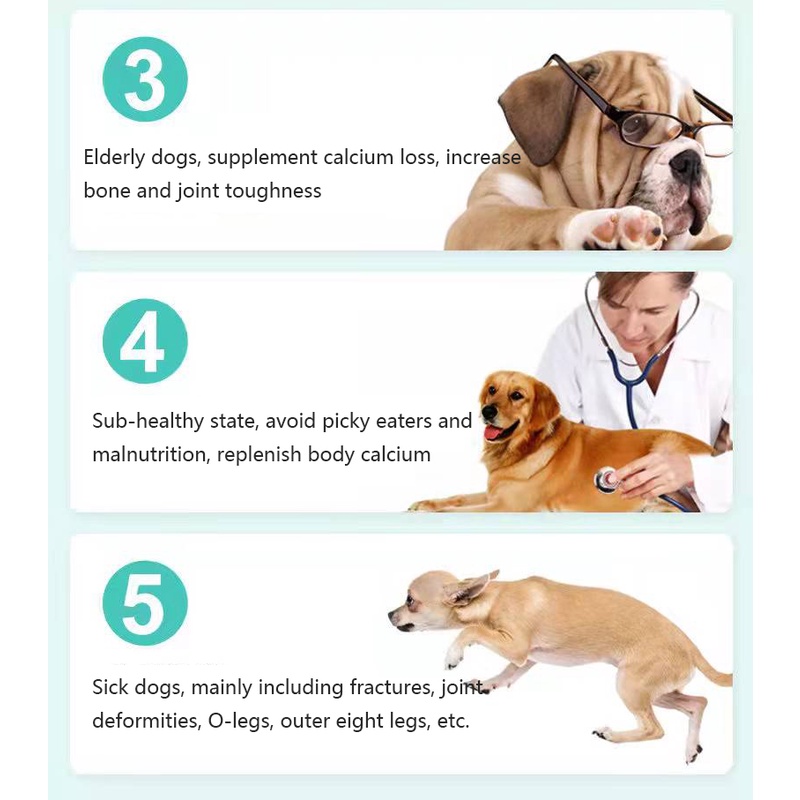 Hugopet Pet Vitamin Calcium For Kucing Anjing Mencegah Osteoporosis Digunakan Untuk Kucing Hamil Dan Suplemen Kalsium Anjing