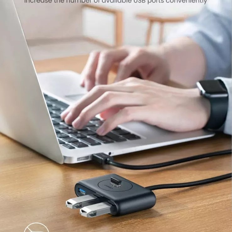 UGREEN USB Hub 3.0 4Port USB 5GBPS Speed Transfer Original Ugreen