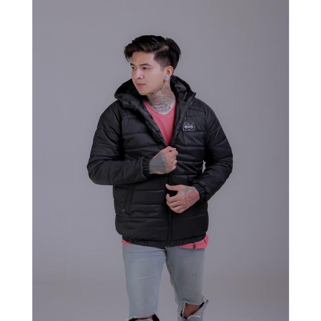 Jaket Taslan Pria Wanita PUFFER POLOS Casual Good Brand Quality