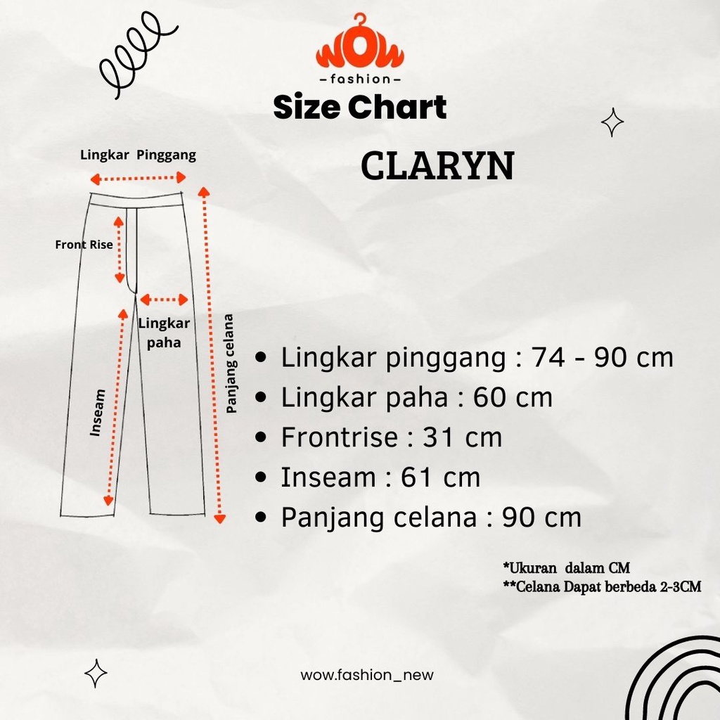 CLARYN CELANA LINEN HIGWAIST BAHAN RAMI LINEN - LINEN PANT | CELANA KANTOR WANITA