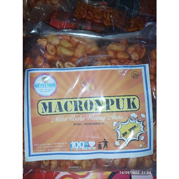 

(Nafisya Snack) MAKARONI KERUPUK PEDAS MANIS 20 Pcs