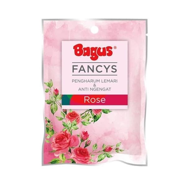 Kamper pengharum lemari pakaian anti Ngengat Bagus Fancys Rose 60 gram