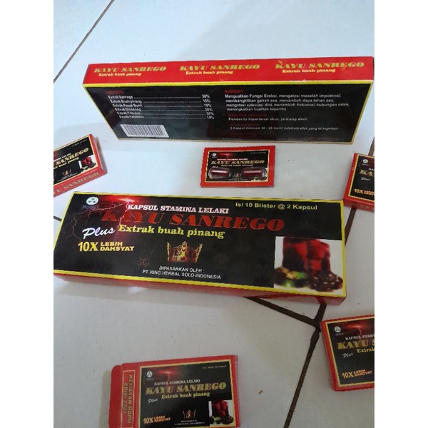 kayu sanrego kapsul original