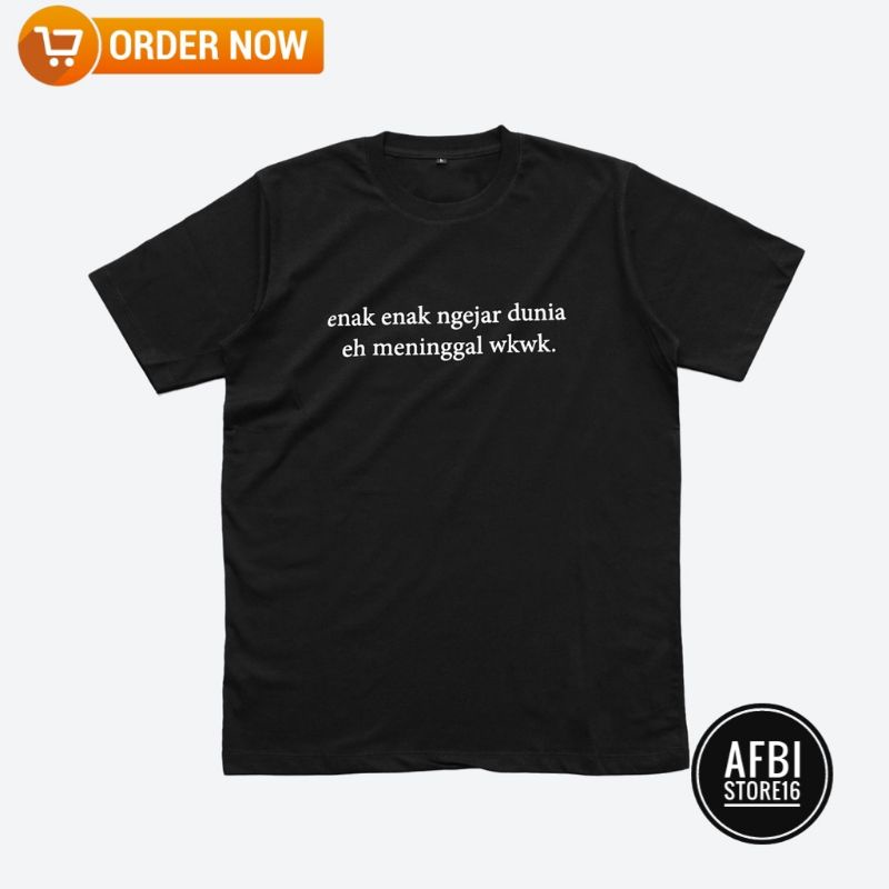 [ COD ] TSHIRT BAJU KAOS DISTRO TULISAN SIMPEL / KAOS DISTRO PRIA WANITA SIMPEL