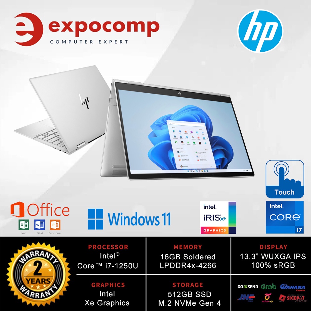 Hewlett-Packard HP ENVY FLIP X360 13-bf0042TU SILVER CORE i7-1250U