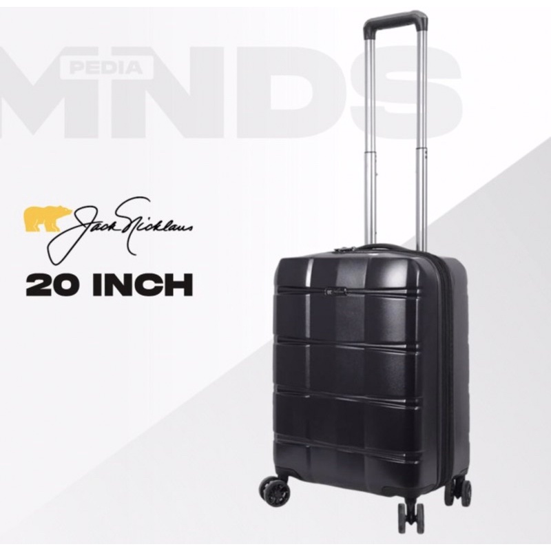 Koper 20 Inch Jack Nikclaus Cabin Pesawat Double Zipper
