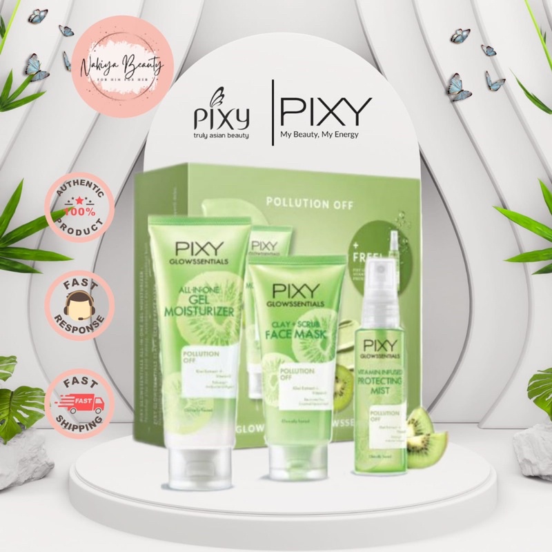 [BUY 2 GET 1] PIXY Glowssentials Package - Pollution Out / Pixy Glowssentials Paket Pollution Off
