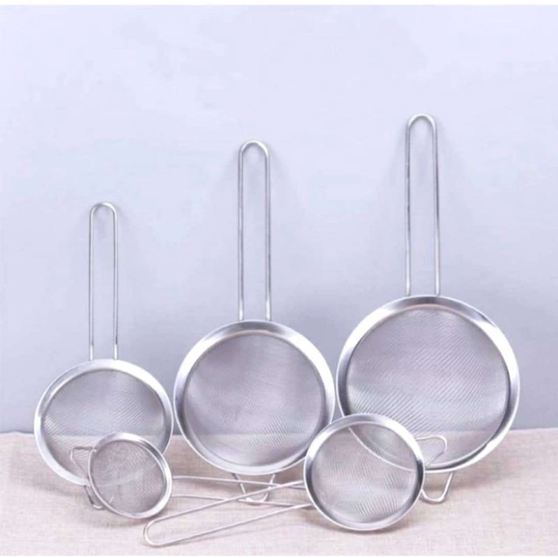 Saringan Air Teh Stainless 8 cm 10 cm 20 cm 24 cm