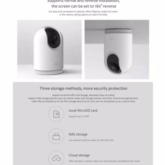 Mi Home 2K PRO CCTV IP WiFi Camera 360 PTZ 3MP - Kamera CCTV