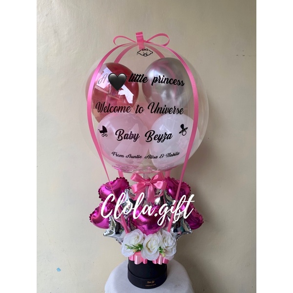 Buket balon bayi | ballon bouquet baby newbron| balon buket| buket cimahi-bandung | bouquet grand opening