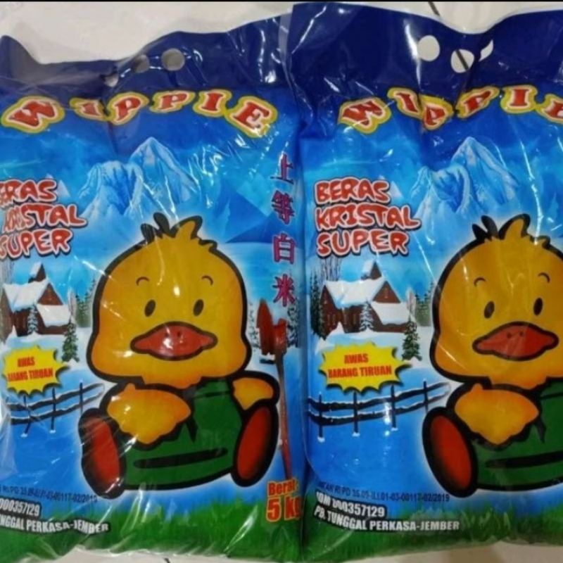 

Beras punel Wippie kristal