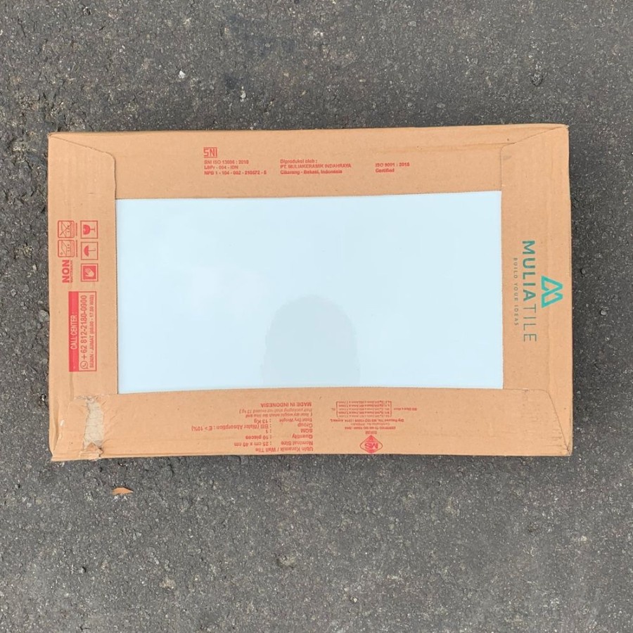 RK KERAMIK MULIA 25X40 GLOSSY WHITE KERAMIK DINDING KAMAR MANDI DAPUR