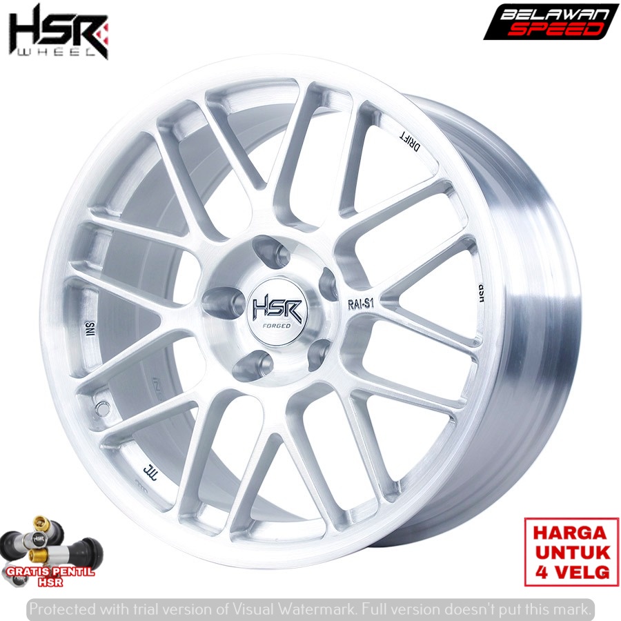 VELG MOBIL RING 18 HSR RFG RAI-S1 PCD 5X120 UNTUK MOBIL BMW LANDROVER