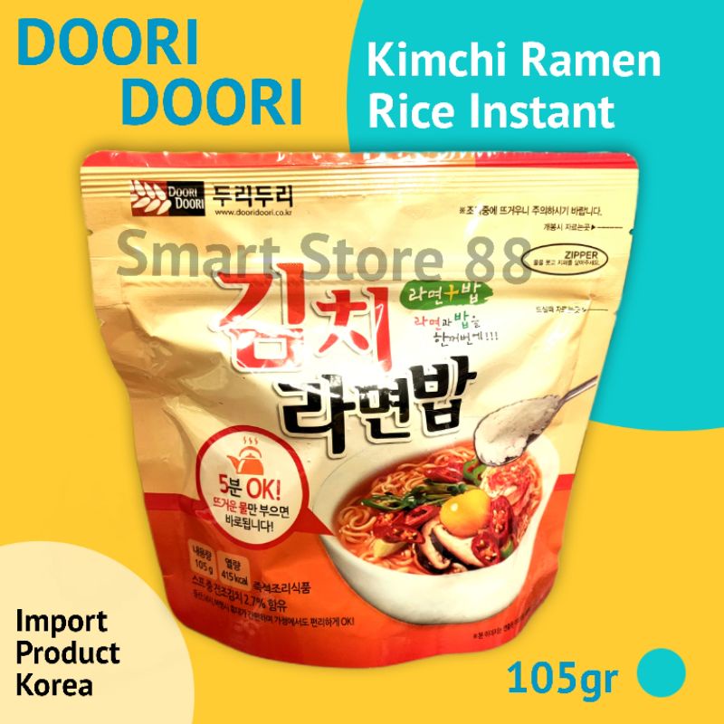 

DOORI DOORI KIMCHI RAMEN RICE INSTANT 105GR