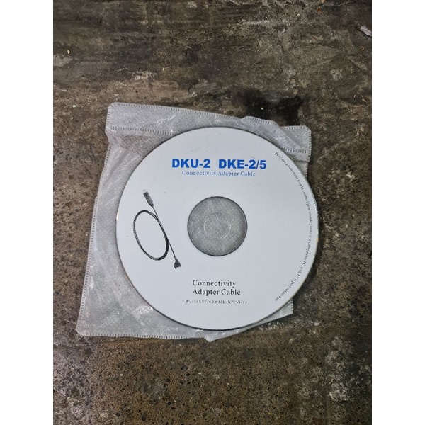 Disket CD PC Komputer Adapter Cable Kabel Dku 2 Dke Bekas Rusak Jadul