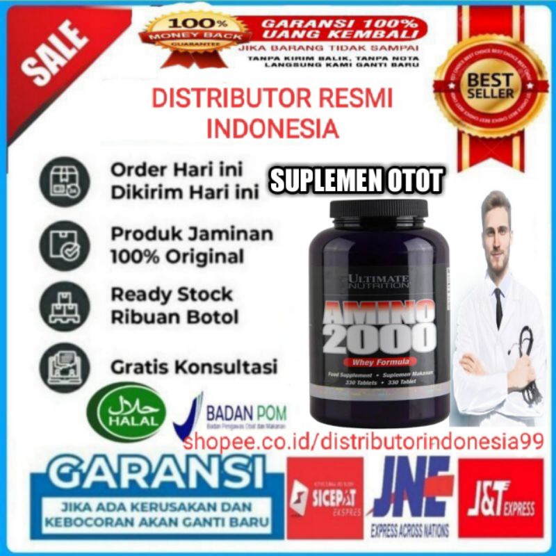 Distributor Resmi Amino 2002 Suplemen Otot Ultimate Nutrition
