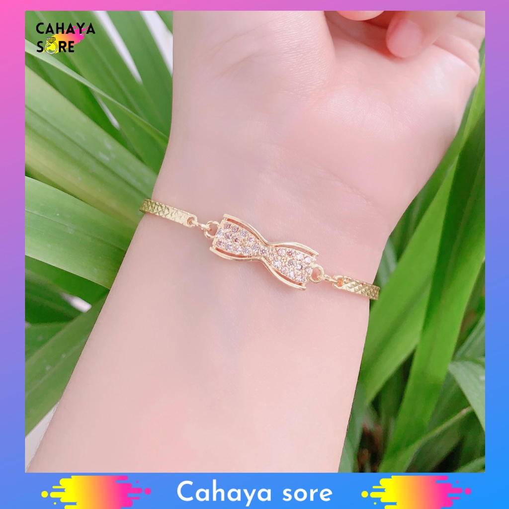 Gelang Xuping Gelang Tangan Dewasa Model Serut Cantik G48