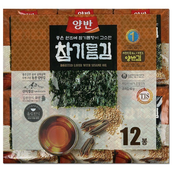 

NEW Dongwon Seasoned Laver With Sesame Oil - 60g