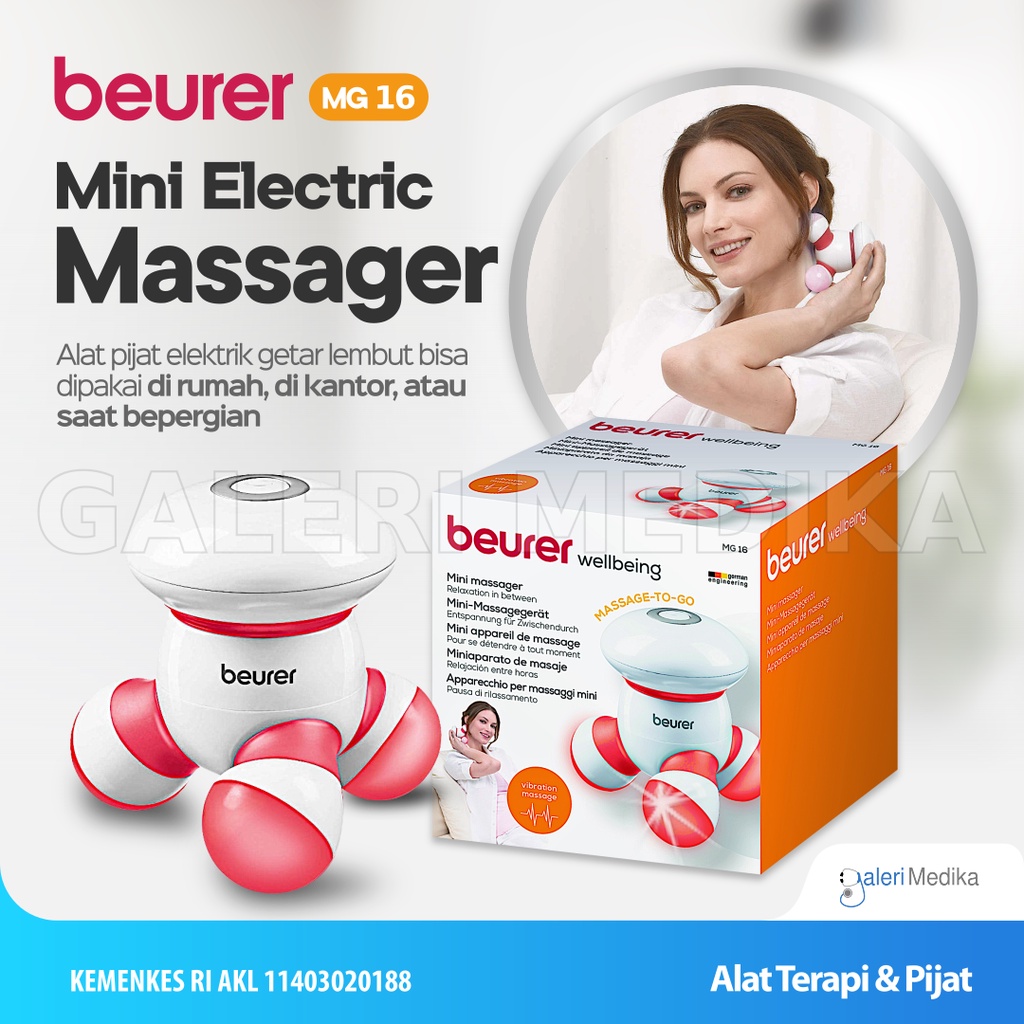 Alat Pijat Elektrik Beurer MG 16 / MG16 / MG-16 Mini Massager