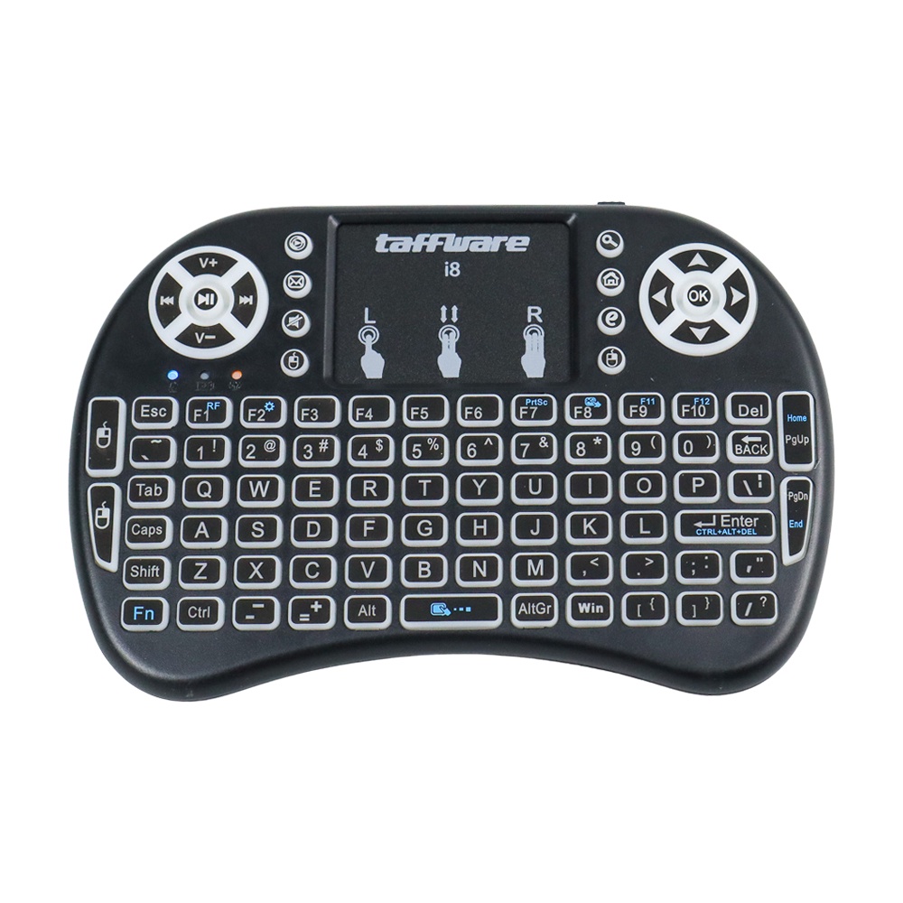 Mini Keyboard Wireless 2.4GHz dengan Touch Pad &amp; Fungsi Mouse - i8