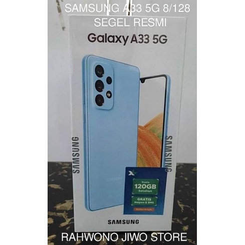 SAMSUNG A33 5G 8/128 SEGEL RESMI