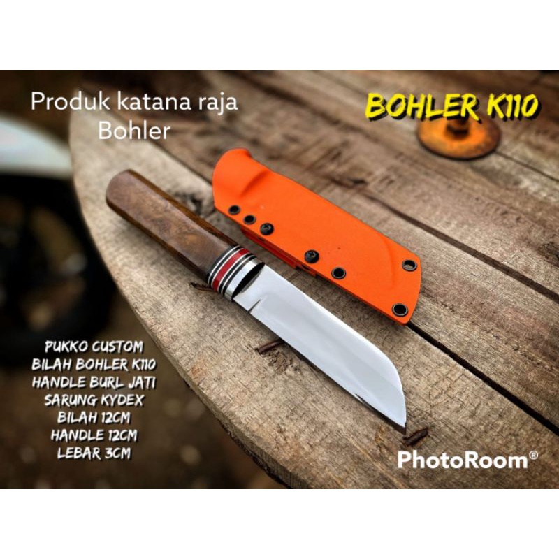 Premium pisau coustum bohler k110 tipe K10