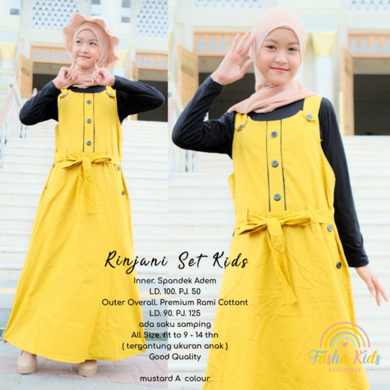 (NEW)GAMIS ANAK SET OOTD//LUVI//TATA /'QILA//RINJANI /KAILA/HILDA/JIHAN/KENZIE/PONI  BY FASHA HIJAB