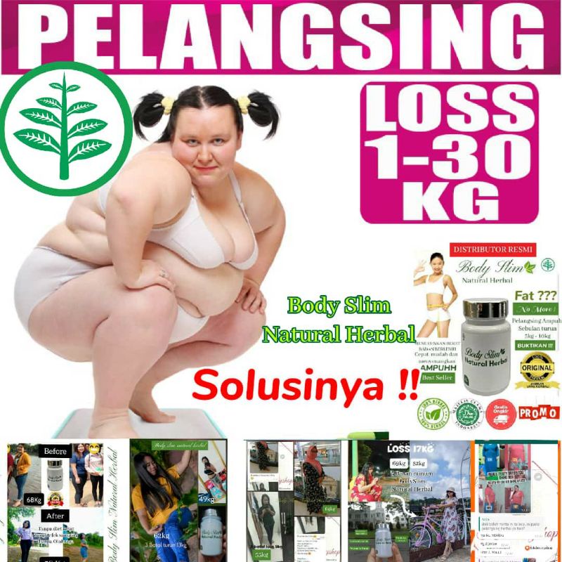 [ TERLARIS ] PELANGSING herbal Pelangsing badan Pelangsing perut buncit Pelangsing ibu menyusui Pela