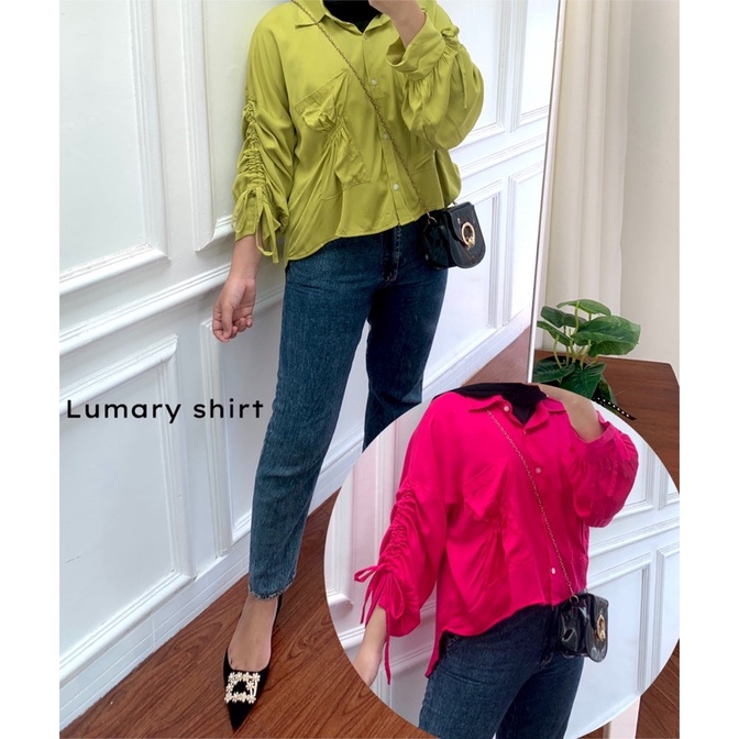 LUMARY SHIRT RAYON TWILL