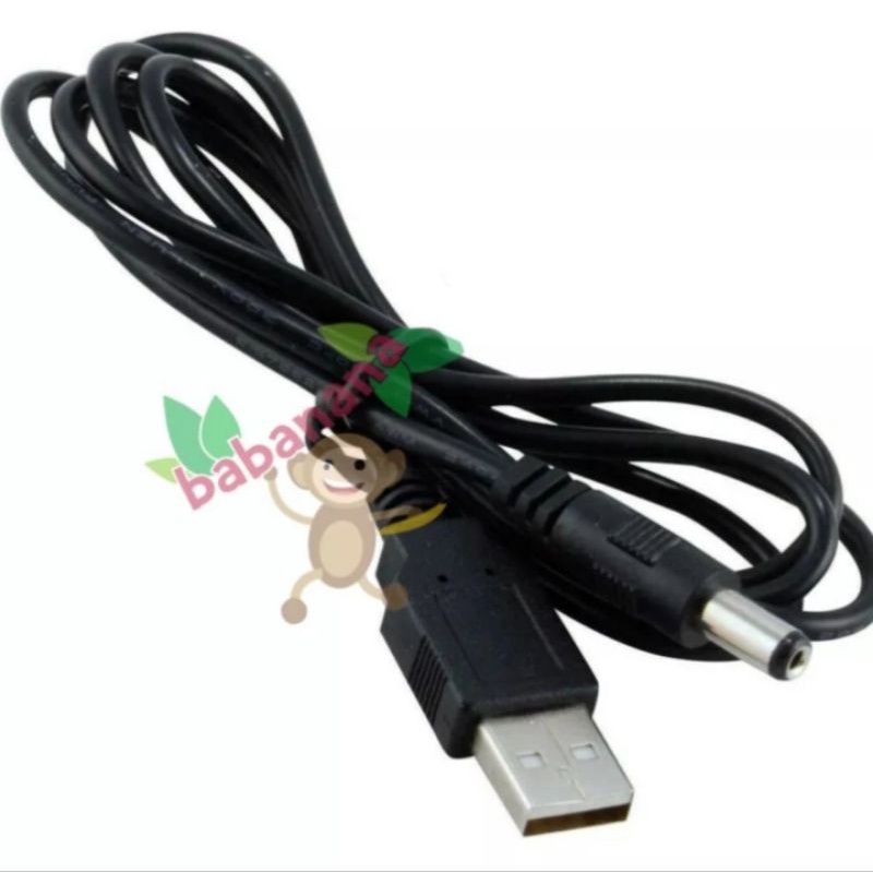 Kabel konverter usb to dc 5.5mm cable adapter converter charger