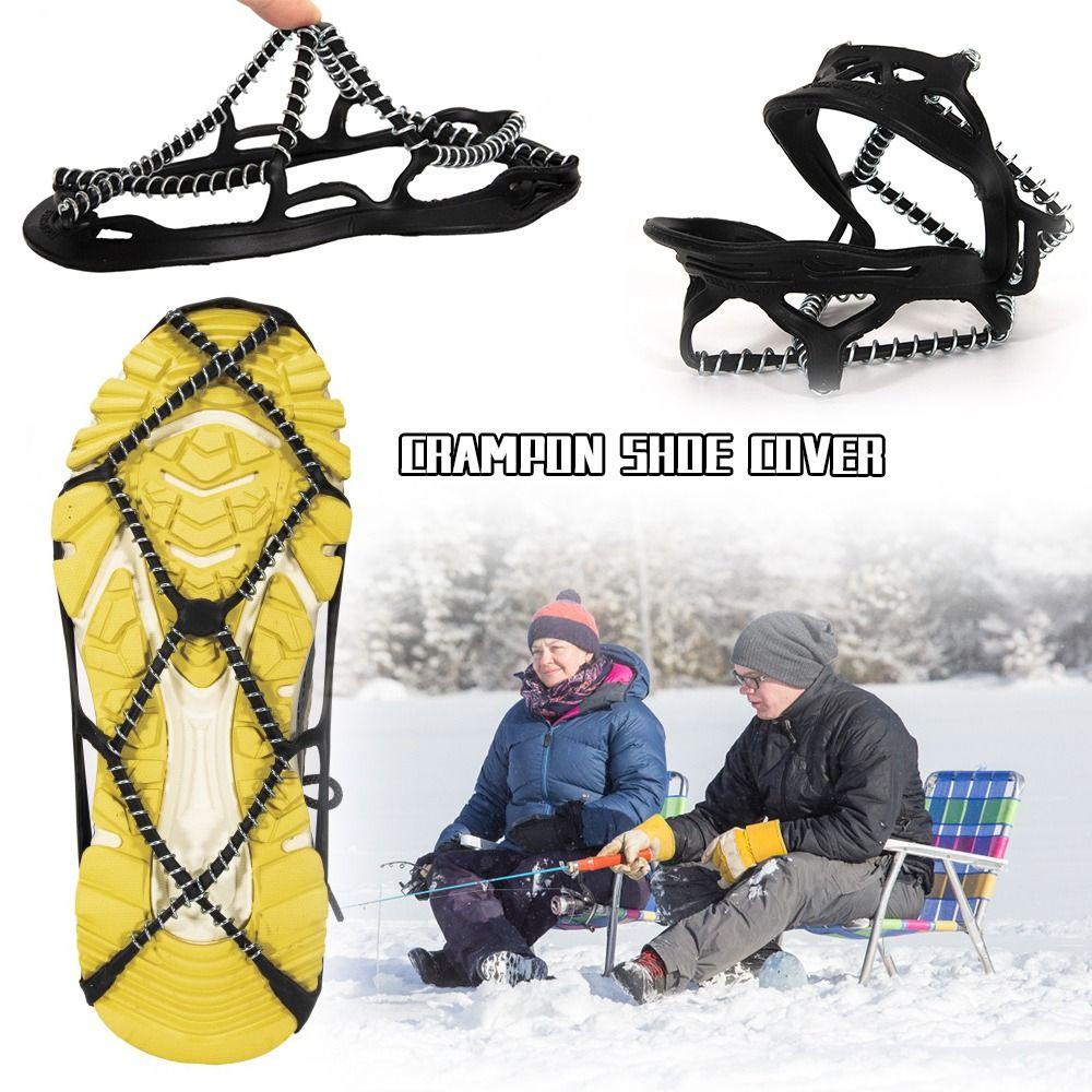 Preva 1Pa Ice snow route Shoe New Ice Grip Walk Winter fishing Crampon Penutup Sepatu Alat Pancing Es