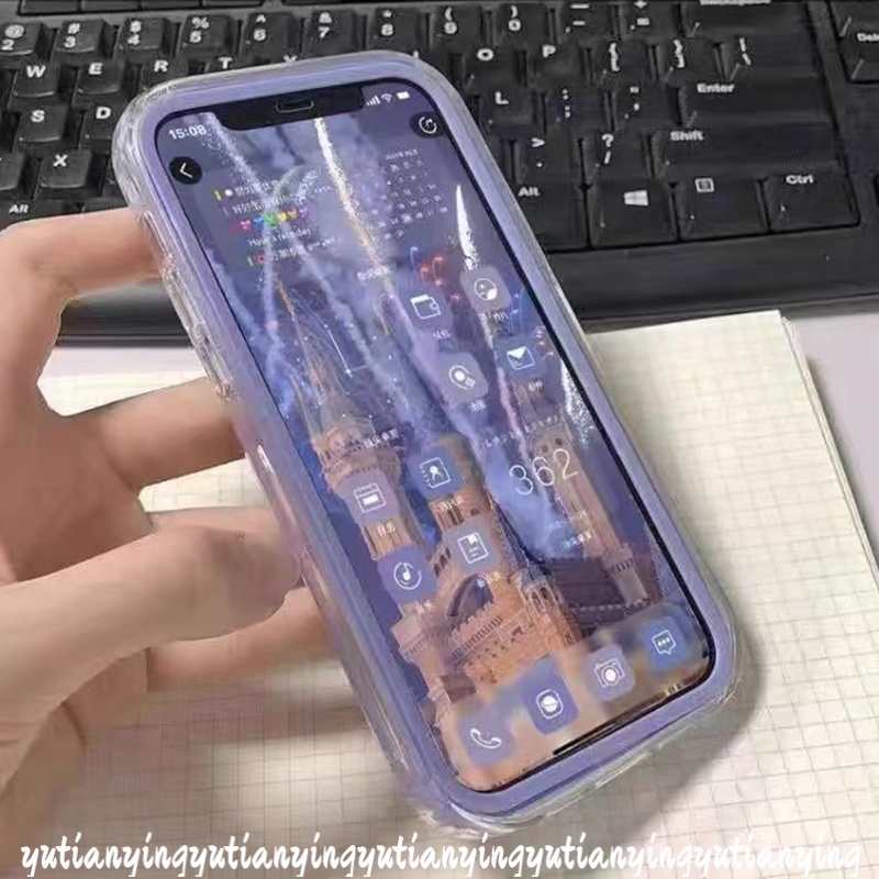 Casing Oppo A95 A15 A16 A16s A54 A7 A12 A1k A52 A9 A5 A74 A72 A92 A5s A3s A53 A33 A32 A15s A35 Reno 4F 54 3 in 1 3f 6 Cover Pelindung Shockproof