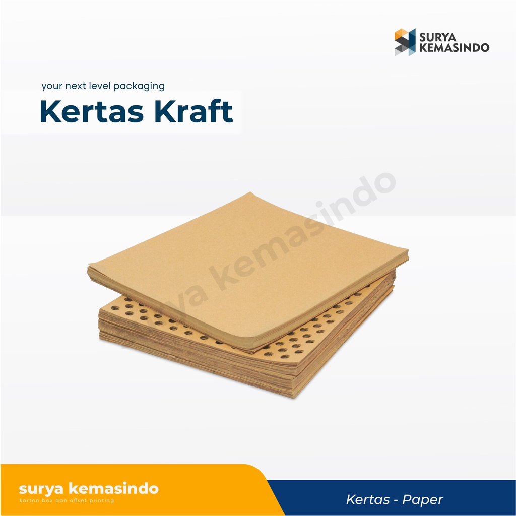 

Kraft Paper 150 gsm kertas samsos / kertas kraft