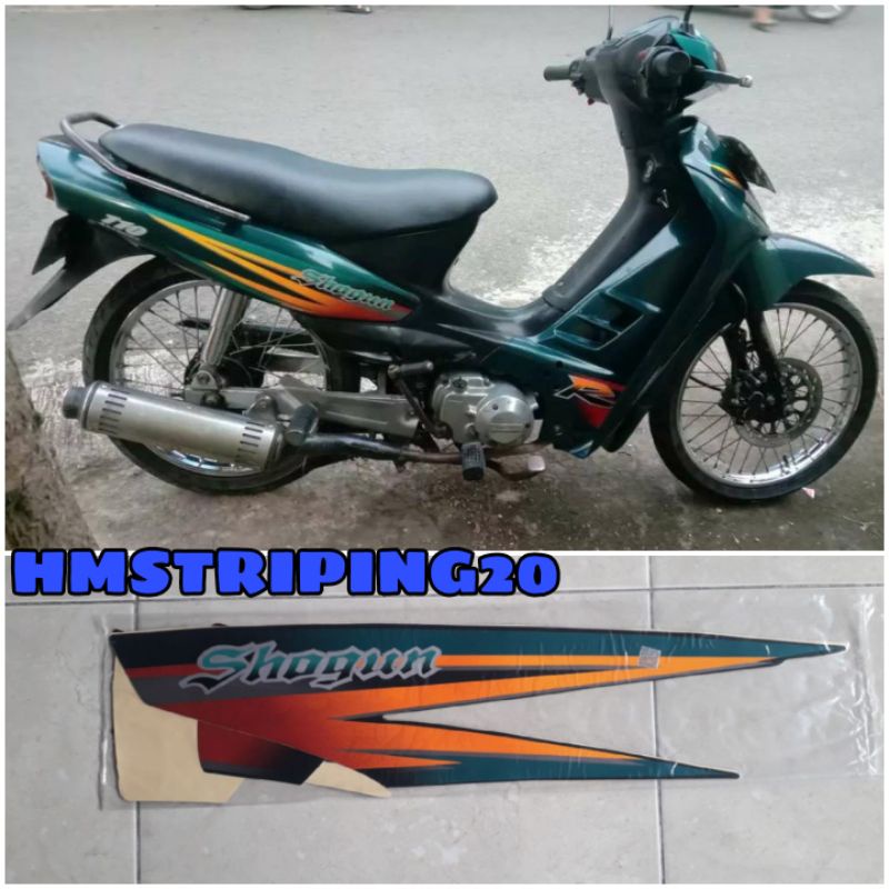 STIKER STRIPING LIS BODY SUZUKI SHOGUN 110  SHOGUN KEBO
