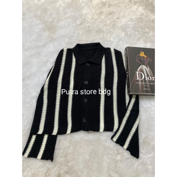 Maria Cardi top blouse - atasan rajut wanita