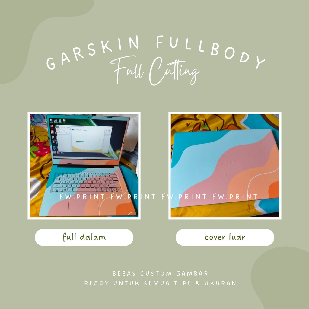 GARSKIN LAPTOP FULLBODY CUSTOM