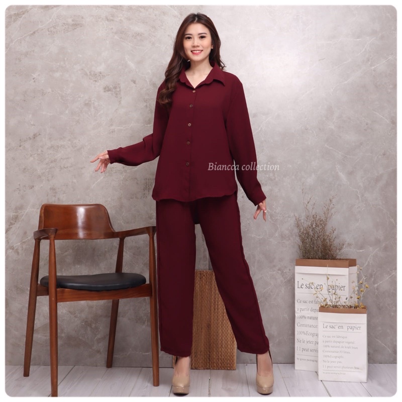 DIRA SET ONE SET CRINKLE SETCEL CRINKLE POLOS BUSUI BUMIL FRIENDLY