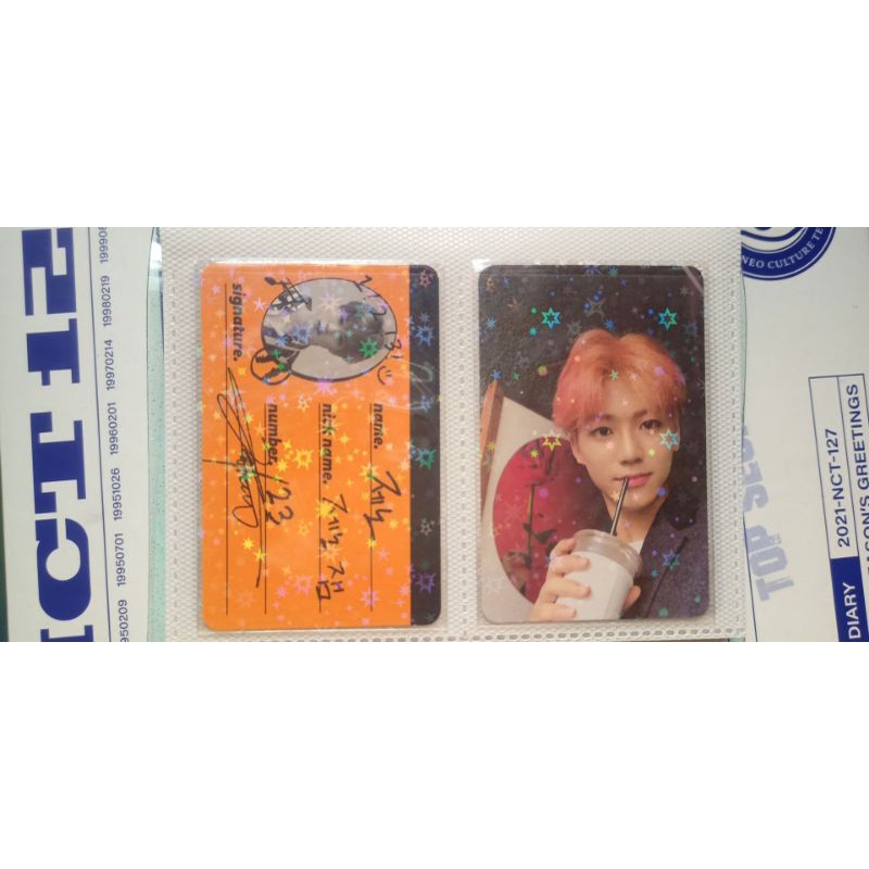 PC Jaemin we go up/Jaemin pop ice + Crewcard Jeno