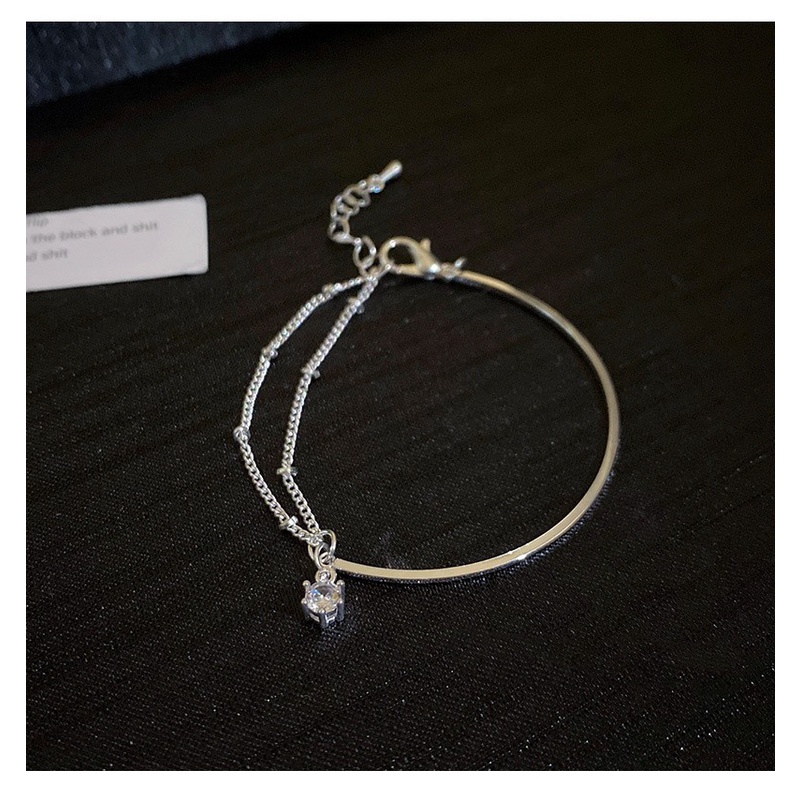 Gelang Desain Bintang Aksen Zircon Gaya Korea Untuk Wanita