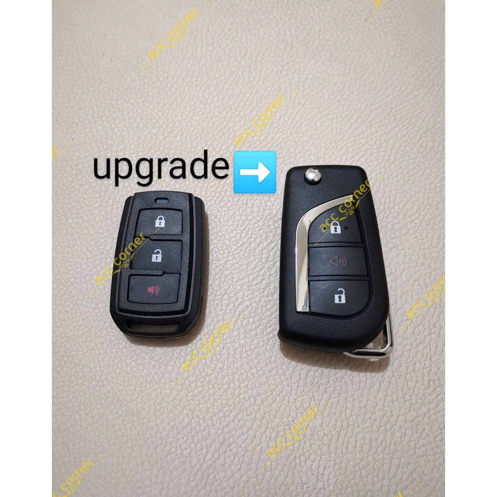 flip key kunci remote avanza type G veloz etios valco 2012-2015 model lipat