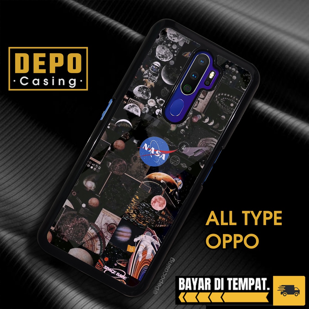 Case Oppo A5 2020 A9 2020 Casing Oppo A5 2020 A9 2020 Depo Casing [NASA] Case Glossy Case Aesthetic 