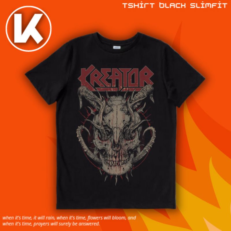 KAOS BAND KREATOR SEW ON PATCH ENEMY OF GOD | KAOS | T SHIRT | KREATOR