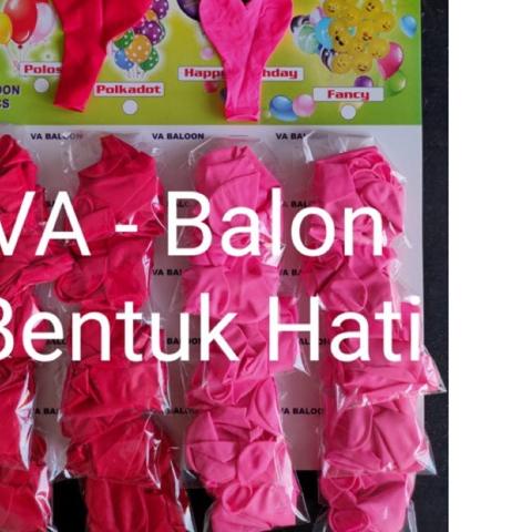(Harga 1 renteng = 100 pc) balon hati Balon ulang tahun, balon dekorasi, b