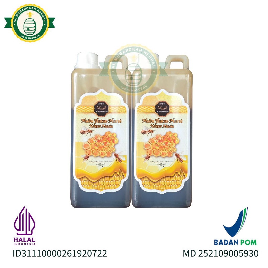 Paket 2 Botol Madu Hutan Akasia