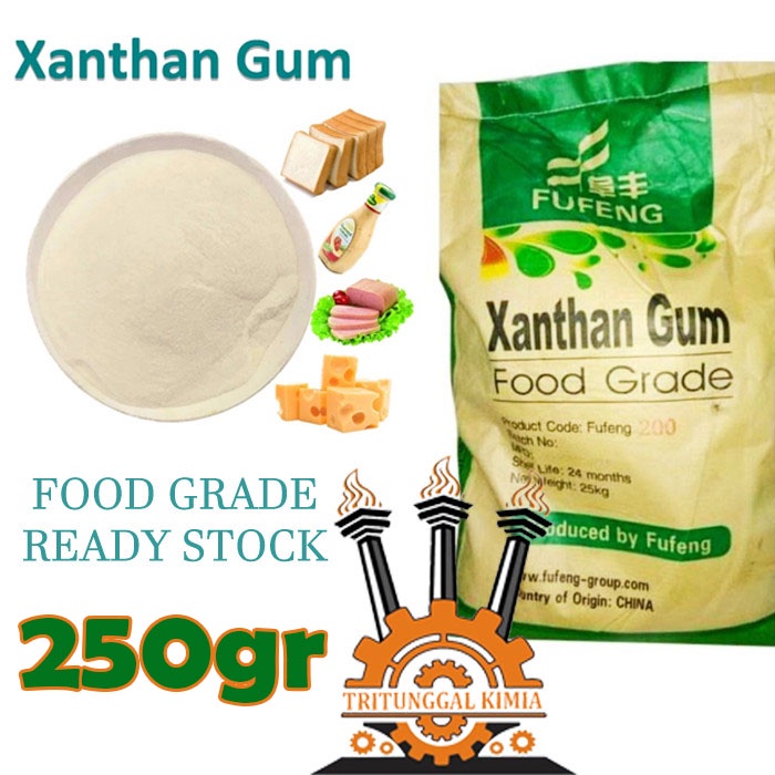 

Pengental Food Grade 250gram Xanthan Gum Xantan Halal ex Fu Feng Halal CoA