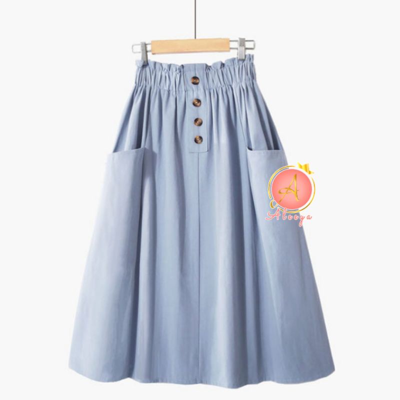 ALEEYA Rok Suede  7/8 / Jasmine Midi Skirt Suede (2517)