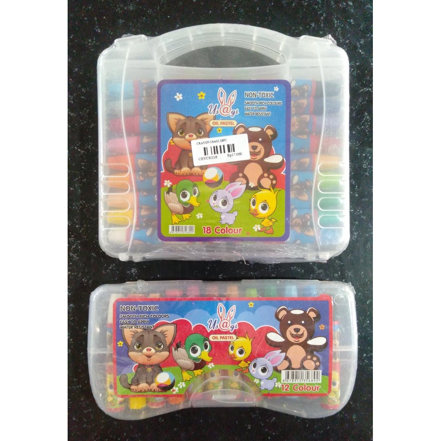 

Oil Pastel / Crayon Usagi 12 Warna / Crayon Usagi 18 Warna