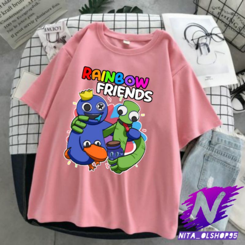 baju anak rainbow friends baju rainbow friends baju kaos anak rainbow friends kartun anak