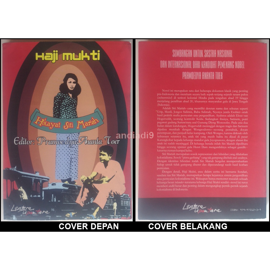 HIKAYAT SITI MARIAH  HAJI MUKTI  PRAMOEDYA ANANTA TOER ORIGINAL